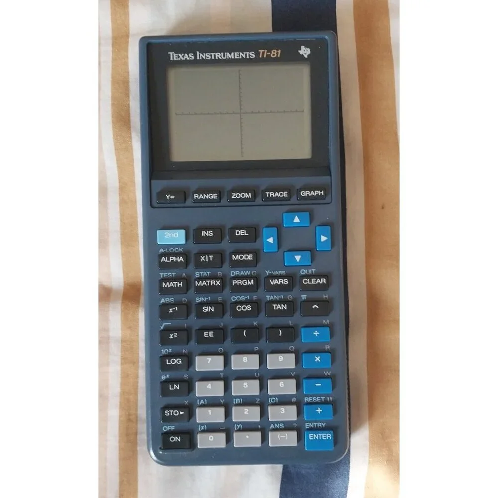 Texas Instruments TI-81 Graphing Calculator & Cover - Picture 2 of 4